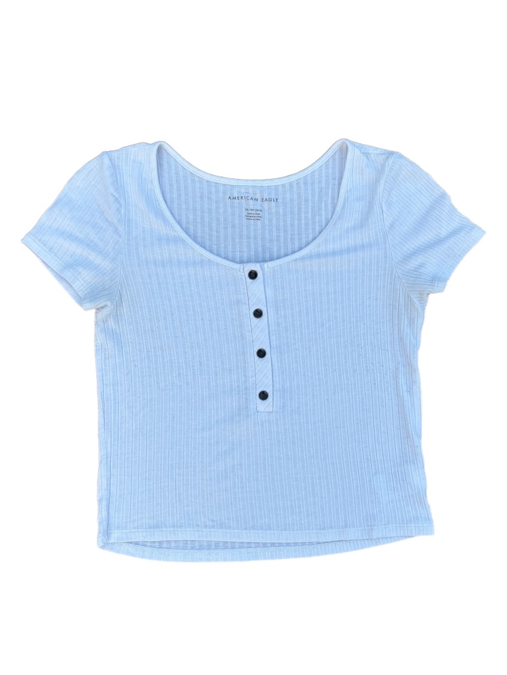 American Eagle | Scoop Neck Cropped Tee
